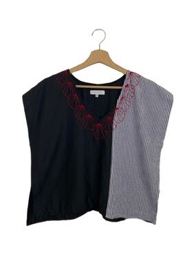 One Size - Casilda Mut Luxury Artisan Tunic - Made in Mexico - Embroidered